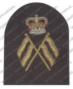 Квалификационная нашивка петти-офицера 2-го класса - сигнальщика ВМС ― Сержант